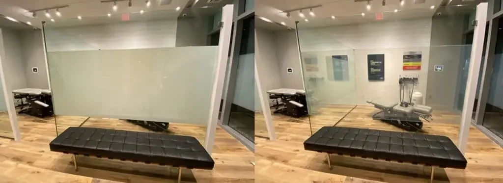 Electric frosted glass