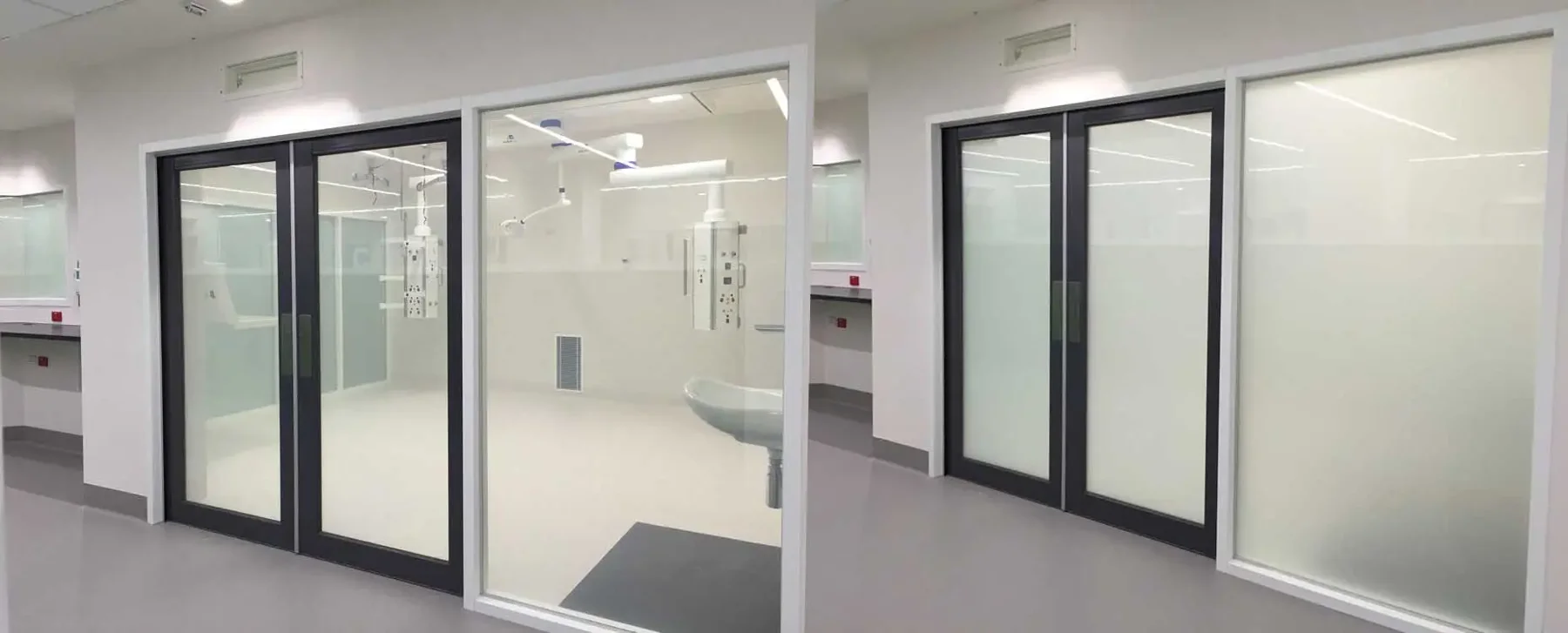 Kravis Children's Hospital switchable glass partition