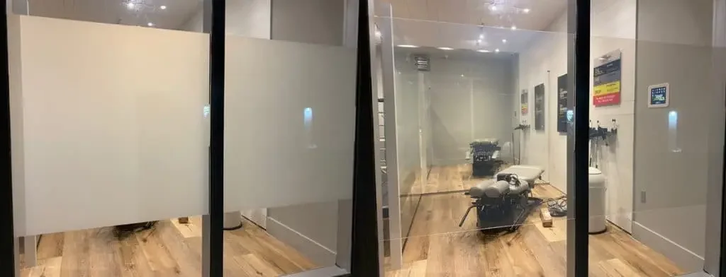 Electric frosted glass