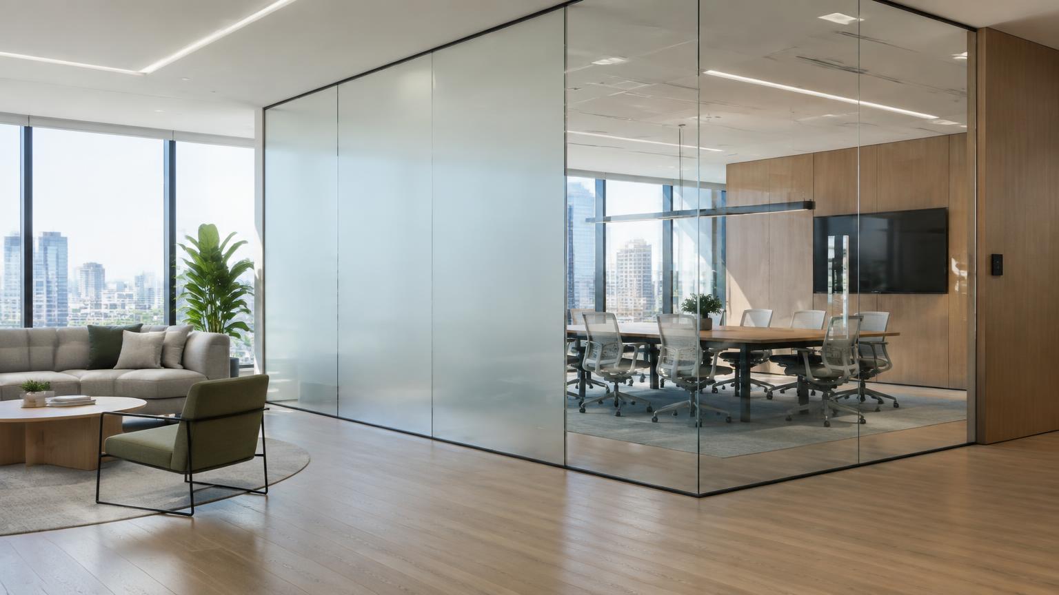 Smart Glass Room Dividers