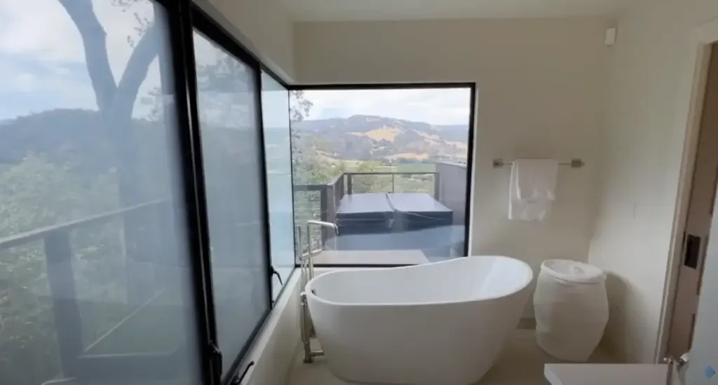 Smart glass installation at a Los Angeles residence