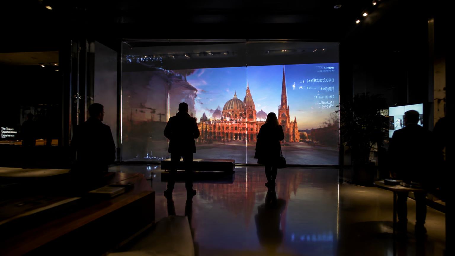 Rear Projection Smart Glass