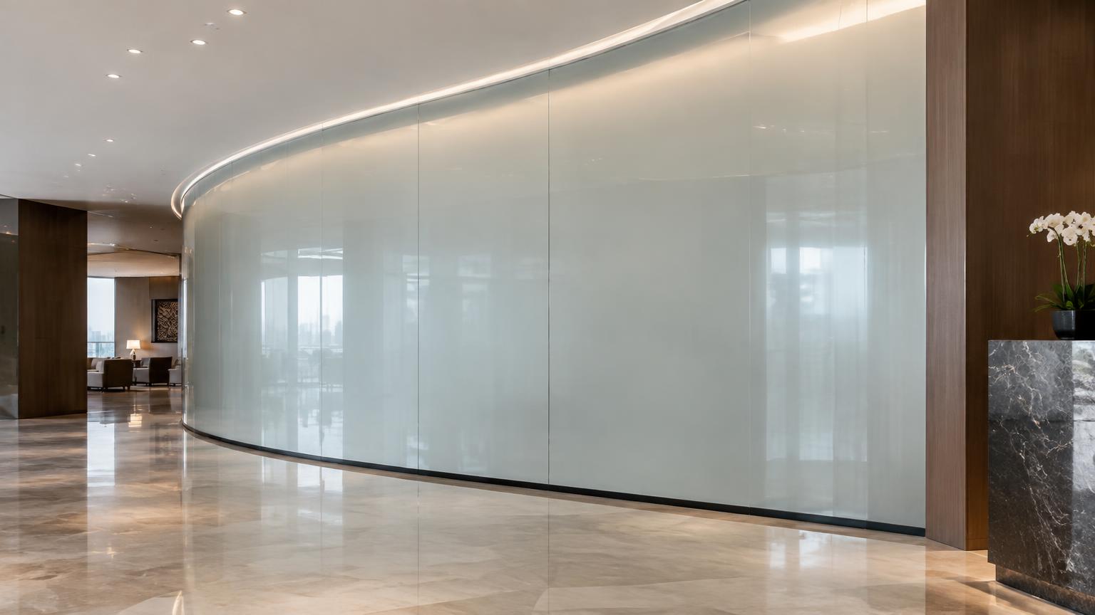 Curved Smart Glass