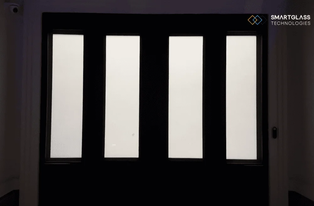 Switchable Glass Film for Nighttime Privacy