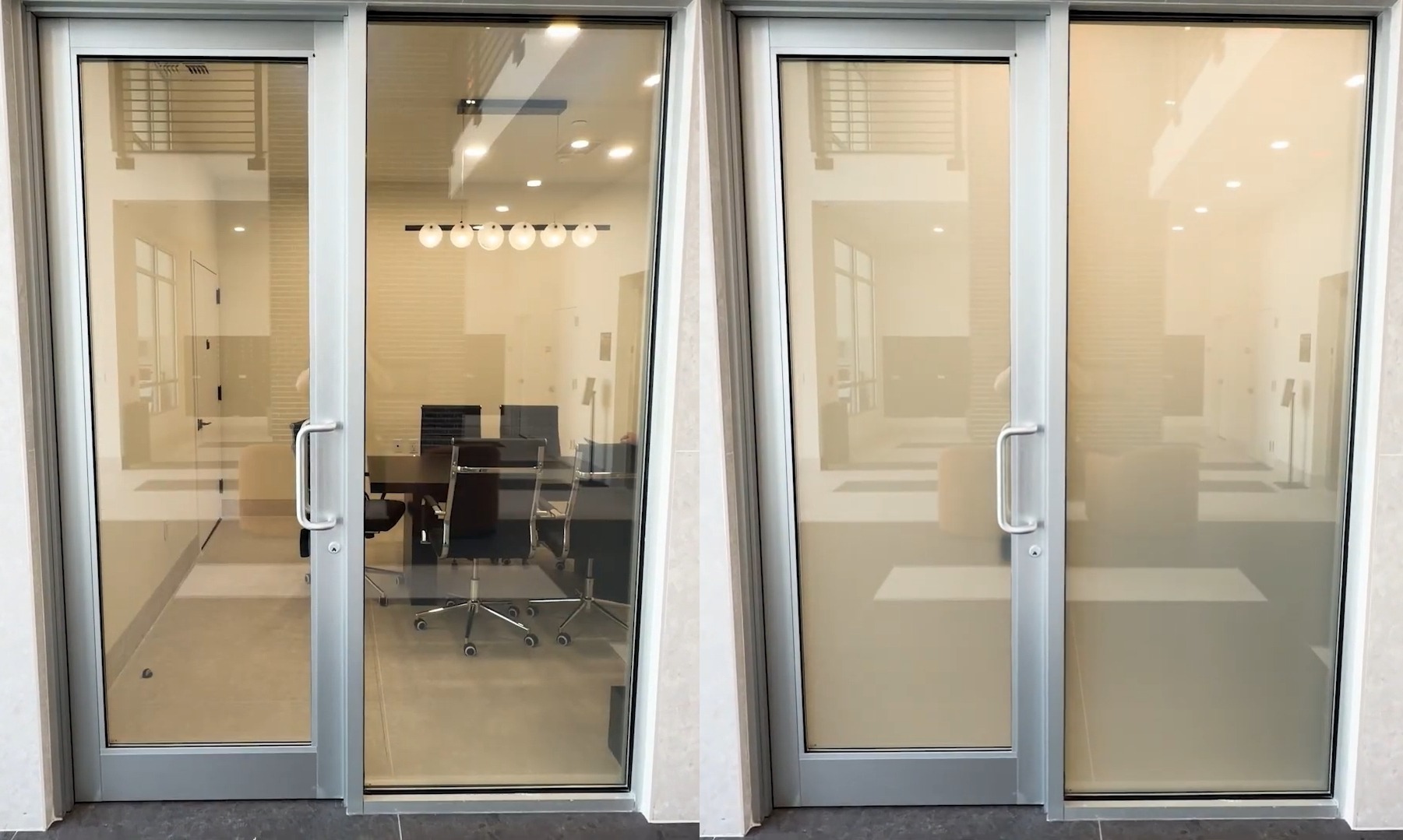 Smart Glass Doors