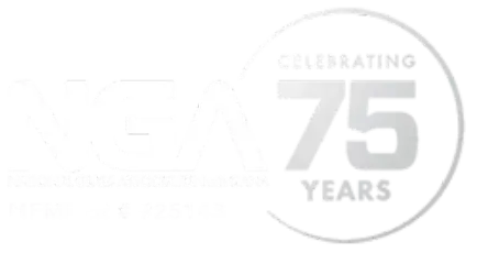 National Glass Association with GANA — celebrating 75 years, member #925143
